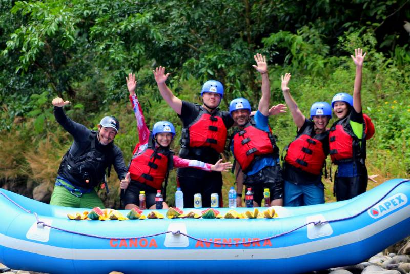 Rafting in Sarapiqui river
